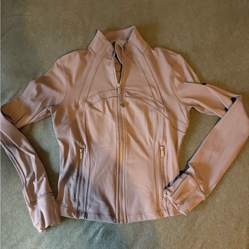 Lululemon Cropped Define Jacket Grape Mist size 8